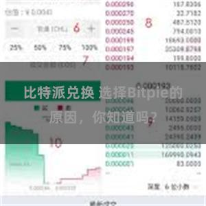 比特派兑换 选择Bitpie的原因，你知道吗？