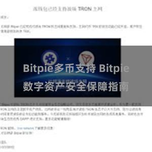 Bitpie多币支持 Bitpie数字资产安全保障指南