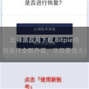 比特派应用下载 Bitpie钱包进行全新升级，功能更强大！